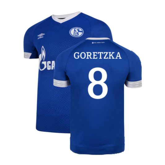 Schalke 2018-19 Home Shirt (2XL) (Excellent) (Goretzka 8)_0