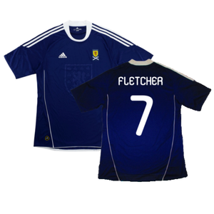 Scotland 2010-11 Home Shirt (Excellent) (Fletcher 7)_0