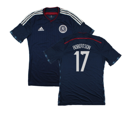 Scotland 2014-15 Player Issue Home Shirt (M) (Excellent) (Robertson 17)_0