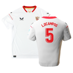 Sevilla 2022-23 Home Shirt (M) (Good) (L.Ocampos 5)_0