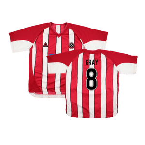 Sheffield United 2004-05 Home Shirt (2XL) (Good) (Gray 8)_0