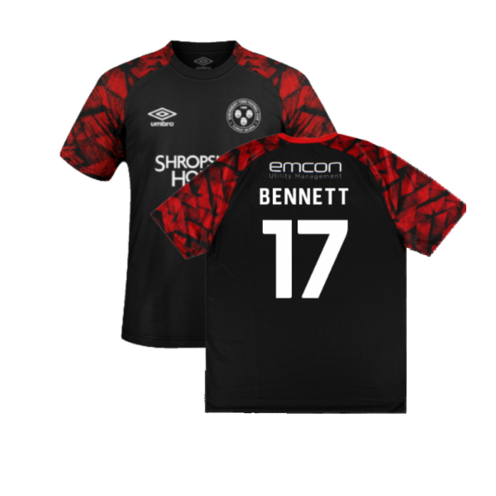 Shrewsbury 2022-23 Away Shirt (XXL) (Excellent) (Bennett 17)