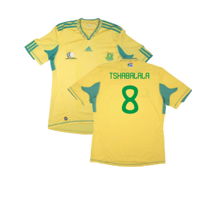 South Africa 2010-11 Home Shirt (XL) (Excellent) (Tshabalala 8)