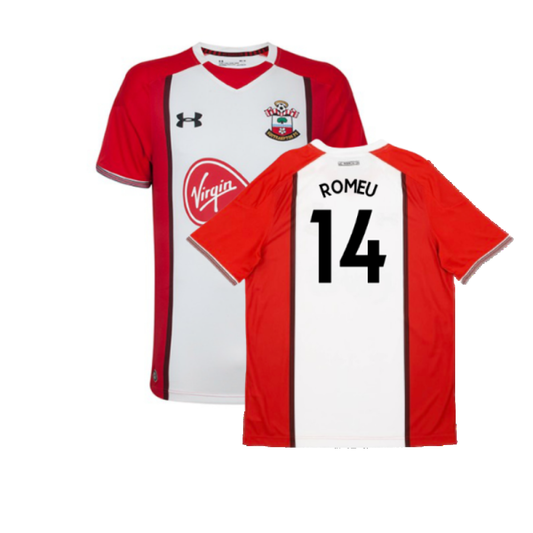 Southampton 2017-2018 Home Shirt (L) (Excellent) (Romeu 14)_0