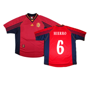 Spain 1998-99 Home Shirt (XL) (Excellent) (HIERRO 6)_0