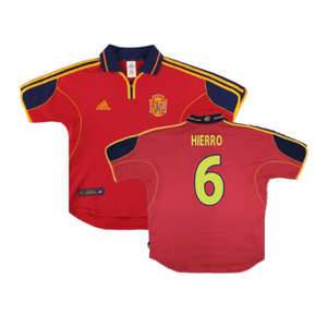 Spain 2000-02 Home Shirt (L) (Excellent) (Hierro 6)_0