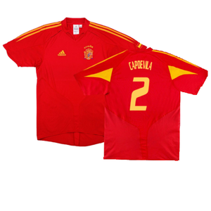 Spain 2004-2006 Home Shirt (L) (Very Good) (Capdevila 2)_0