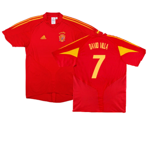 Spain 2004-2006 Home Shirt (L) (Fair) (David Villa 7)_0