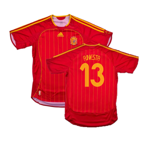 Spain 2005-07 Home (Excellent) (A.Iniesta 13)_0