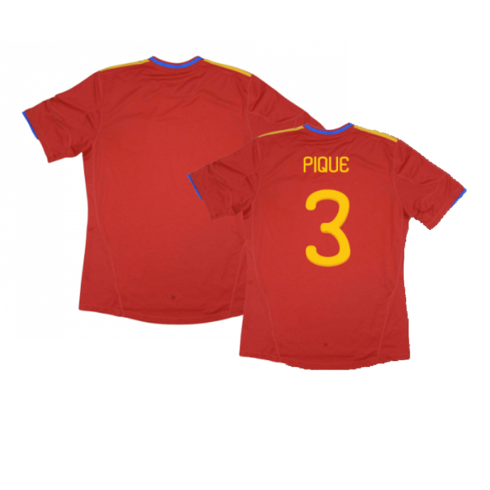 Spain 2010-11 Home Shirt (XL) (Excellent) (Pique 3)