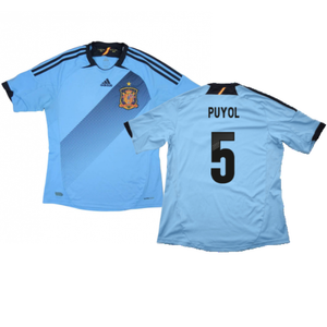 Spain 2012-13 Away Shirt (L) (Excellent) (Puyol 5)_0