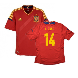 Spain 2012-13 Home Shirt (S) (Excellent) (Alonso 14)_0