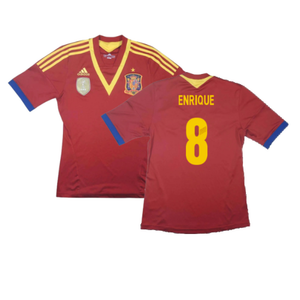 Spain 2013-14 Home Shirt (L) (Fair) (Enrique 8)_0