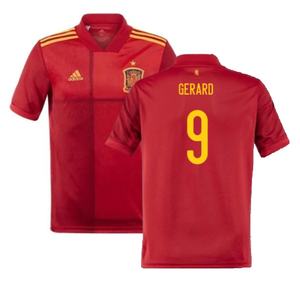 Spain 2020-21 Home Shirt (S) (Good) (GERARD 9)_0