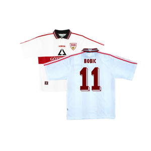 Stuttgart 1997-98 Home Shirt (S) (Good) (Bobic 11)_0