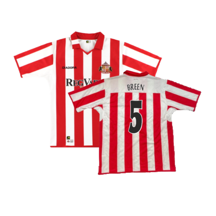 Sunderland 2004-05 Home Shirt (XL) (Very Good) (Breen 5)