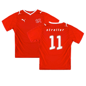 Switzerland 2008-09 Home Shirt (S) (Good) (Streller 11)_0