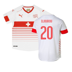 Switzerland 2016 Away Shirt (M) (Excellent) (Djourou 20)_0