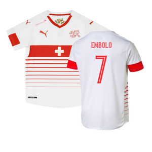 Switzerland 2016 Away Shirt (M) (Excellent) (Embolo 7)_0