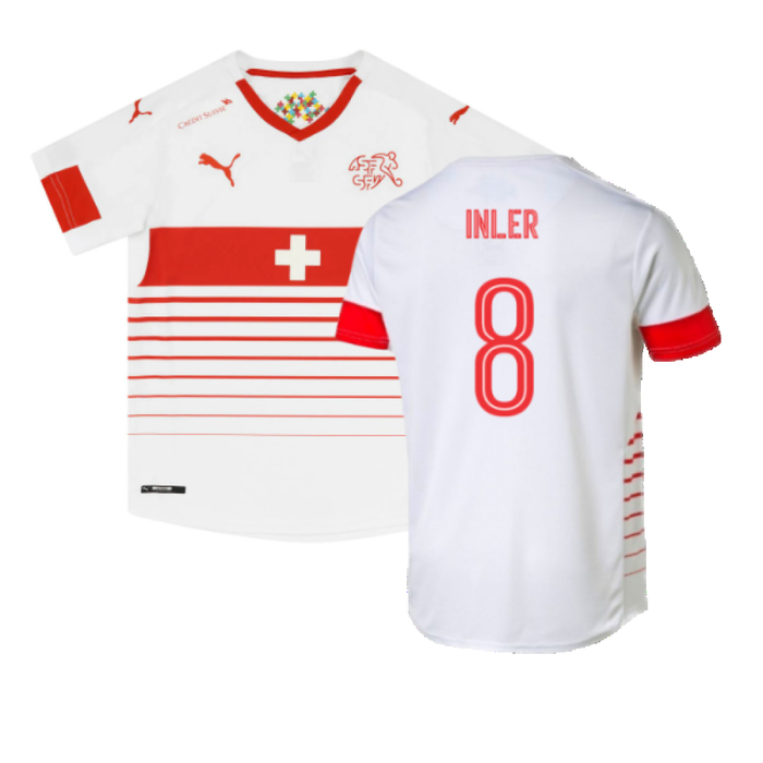 Switzerland 2016 Away Shirt (M) (Excellent) (Inler 8)