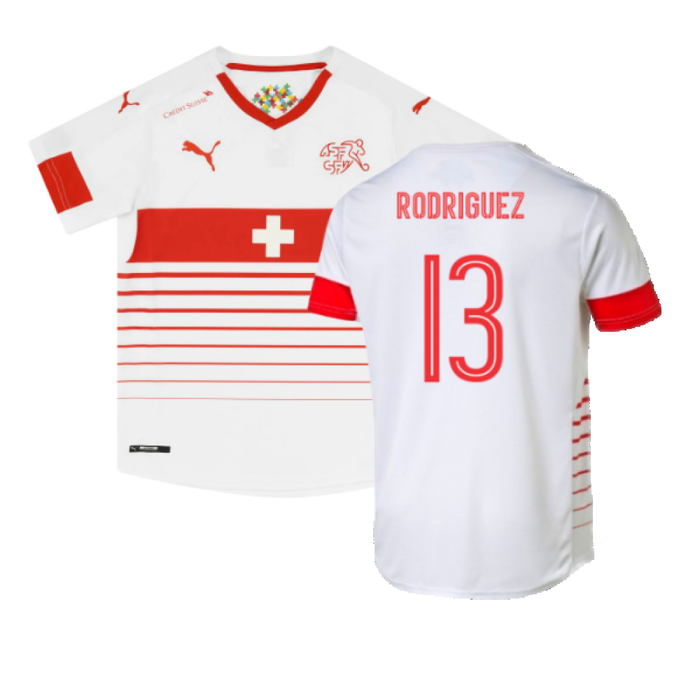 Switzerland 2016 Away Shirt (M) (Good) (Rodriguez 13)