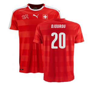 Switzerland 2016-17 Home Shirt (Excellent) (Djourou 20)_0