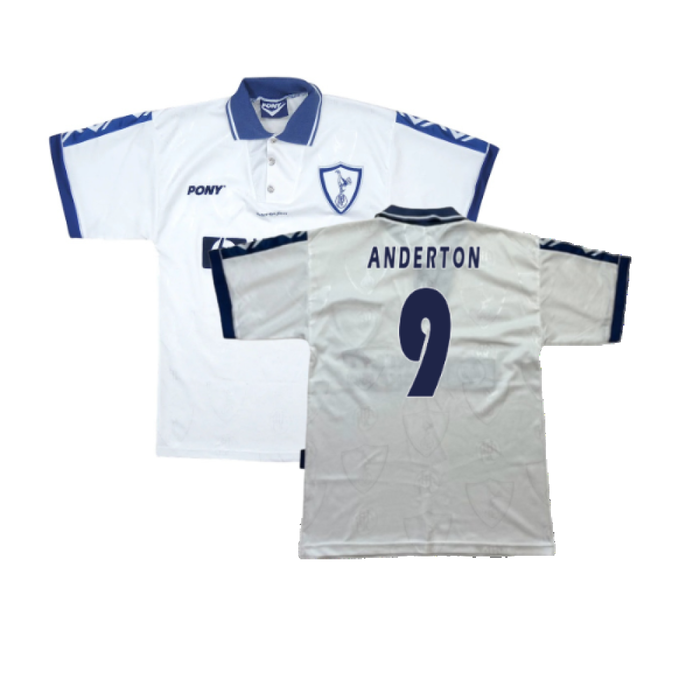 Tottenham 1995-97 Home Shirt (S) (Very Good) (Anderton 9)