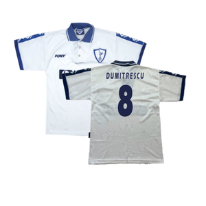 Tottenham 1995-97 Home Shirt (S) (Very Good) (Dumitrescu 8)_0