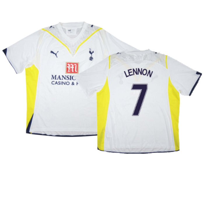 Tottenham 2009-10 Home Shirt (Very Good) (LENNON 7)