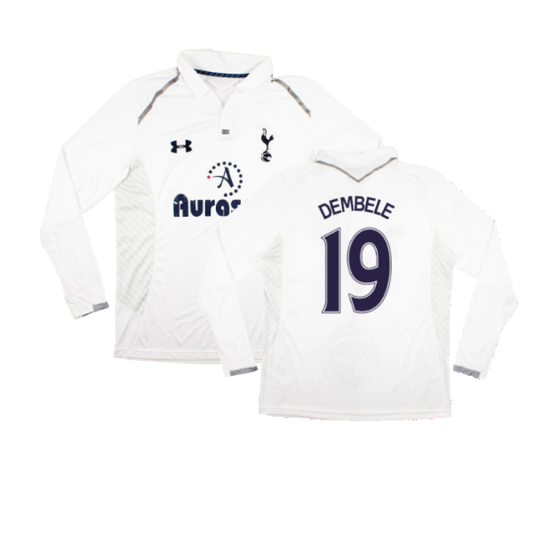 Tottenham 2012-13 Home Shirt (XL) (Very Good) (DEMBELE 19)_0