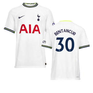 Tottenham 2022-23 Home Shirt (XL) (BENTANCUR 30) (Mint)_0