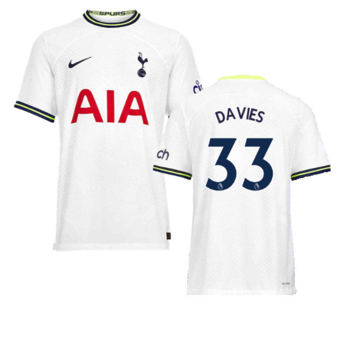 Tottenham 2022-23 Home Shirt (7-8y) (DAVIES 33) (Excellent)