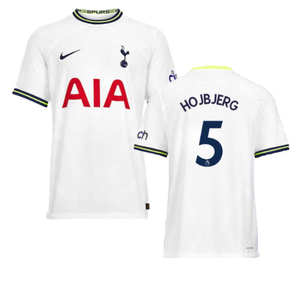 Tottenham 2022-23 Home Shirt (7-8y) (HOJBJERG 5) (Mint)_0