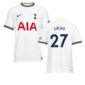 Tottenham 2022-23 Home Shirt (7-8y) (LUCAS 27) (Excellent)_0