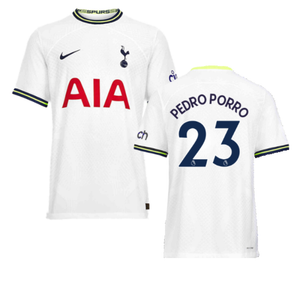 Tottenham 2022-23 Home Shirt (7-8y) (Pedro Porro 23) (Excellent)_0