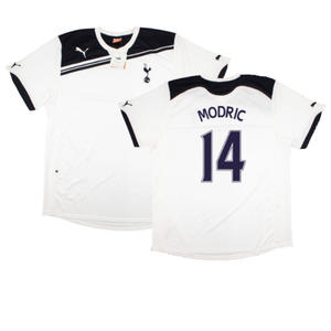 Tottenham Hotspur 2010-11 Home Shirt (Sponsorless) (XXL) (BNWT) (Modric 14)_0