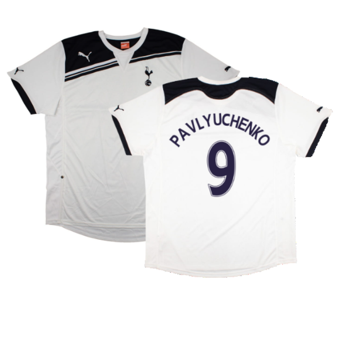 Tottenham Hotspur 2010-11 Home Shirt (Sponsorless) (2XL) (Mint) (Pavlyuchenko 9)