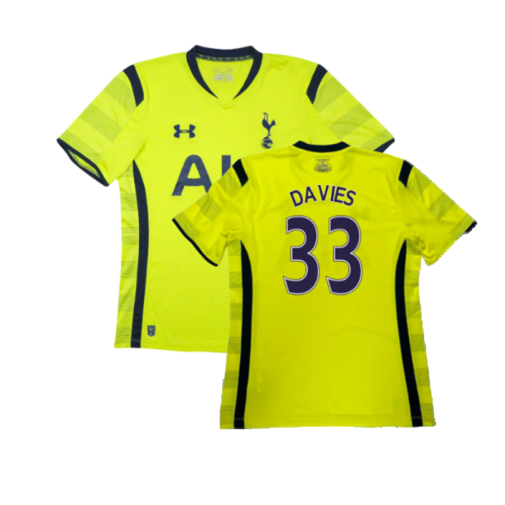 Tottenham Hotspur 2014-2015 Third Shirt (S) (Good) (DAVIES 33)_0