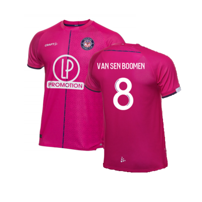 Toulouse FC 2021-22 Away Shirt (3XL) (Mint) (Van Den Boomen 8)