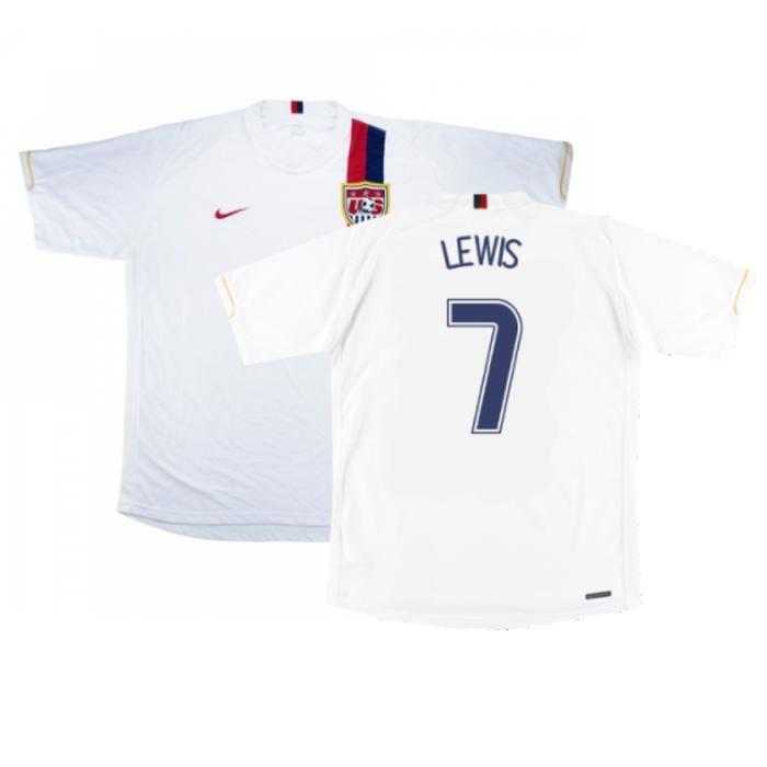 USA 2006-08 Home Shirt (L) (Very Good) (Lewis 7)