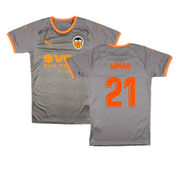 Valencia 2021-22 Fourth Shirt (M) (Mint) (AIMAR 21)