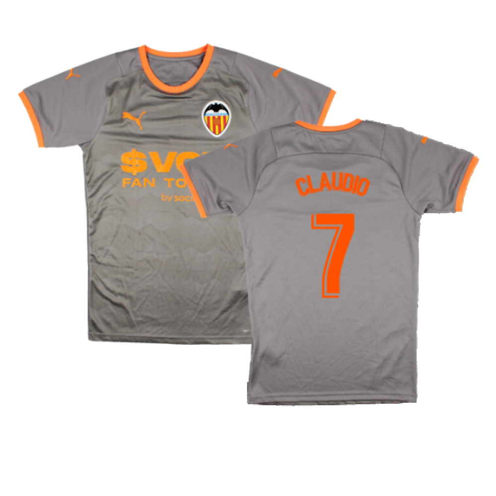 Valencia 2021-22 Fourth Shirt (XL) (Mint) (CLAUDIO 7)_0