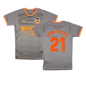 Valencia 2021-22 Fourth Shirt (XL) (Mint) (MANU VALLEJO 21)_0