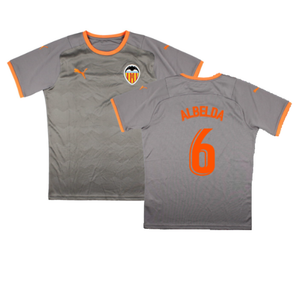 Valencia 2021-22 Fourth Shirt (Sponsorless) (M) (Mint) (ALBELDA 6)_0