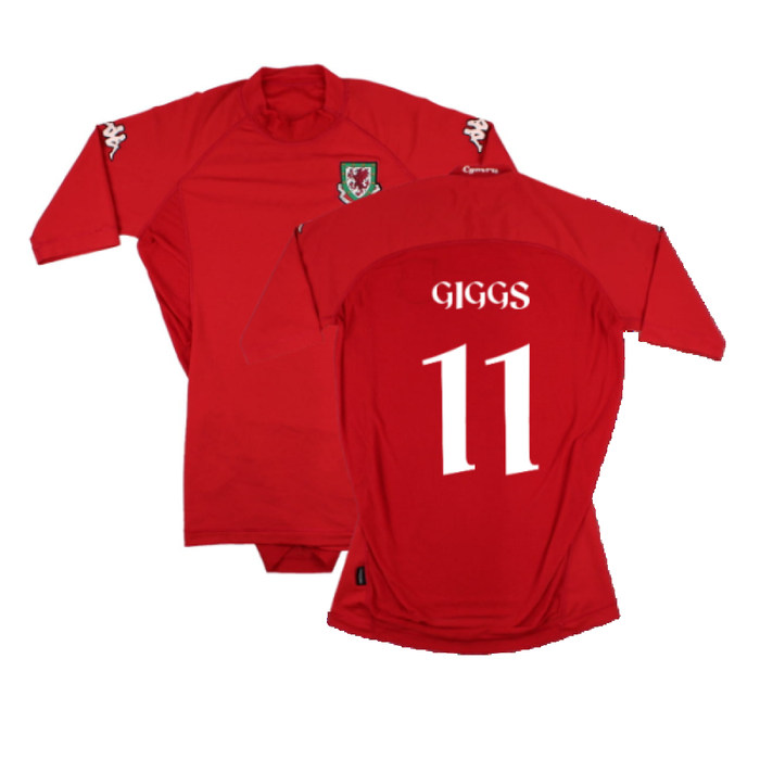 Wales 2004-05 Home Shirt (L) (Very Good) (Giggs 11)