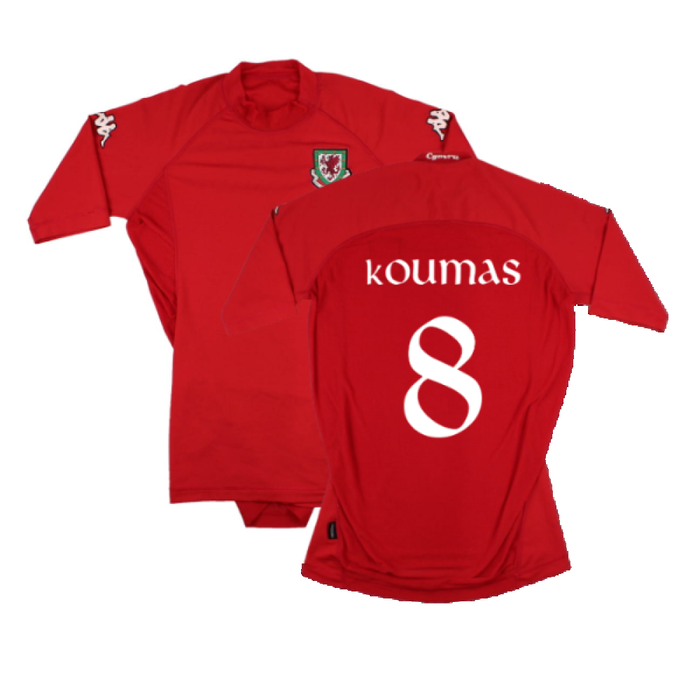 Wales 2004-05 Home Shirt (MEDIUM) (Excellent) (Koumas 8)