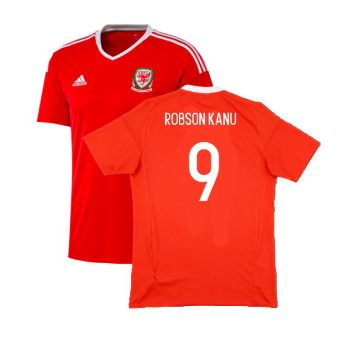 Wales 2016-17 Home Shirt (S) (Excellent) (Robson Kanu 9)