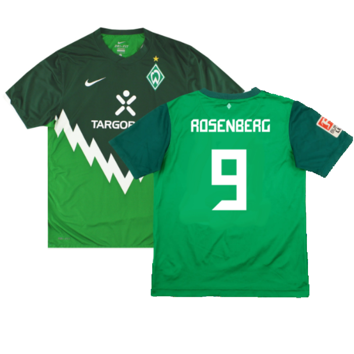 Werder Bremen 2010-11 Home Shirt (Excellent) (Rosenberg 9)