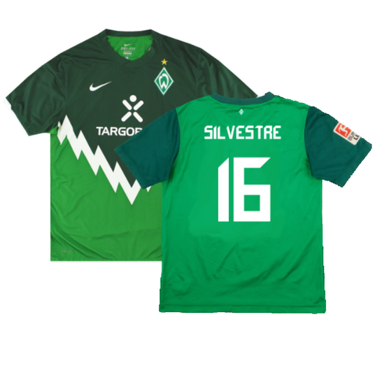 Werder Bremen 2010-11 Home Shirt (Excellent) (Silvestre 16)_0
