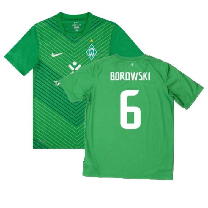 Werder Bremen 2011-12 Home Shirt (M) (Very Good) (Borowski 6)